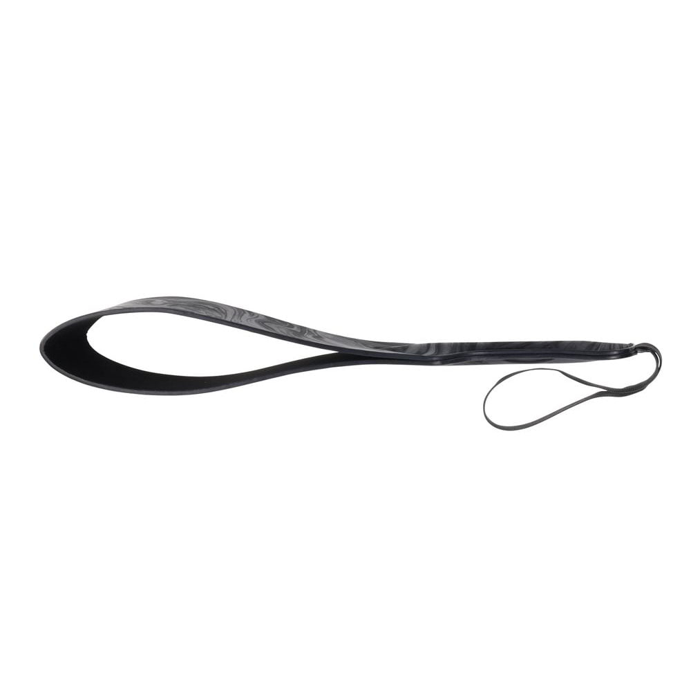 Side close-up of the Velvet Noir Paddle focusing on the inner surface of the loop | Flirty Bay adult toys online, best sex tools